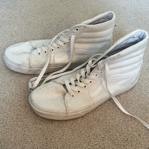 Vans Classic White High-Tops - Picture 1 of 3
